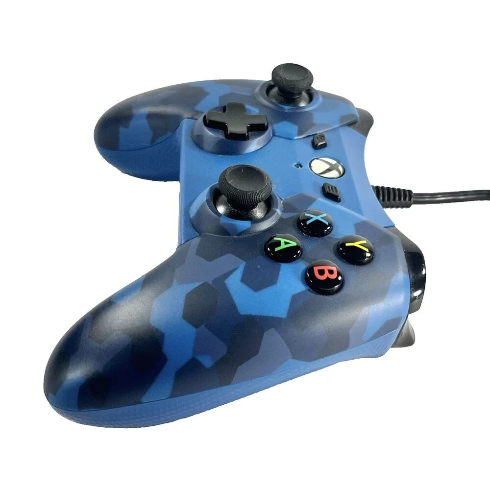 PowerA Xbox One Midnight Blue Camo 1503455-01 Wired Controller Tested